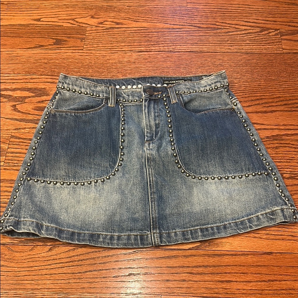 BlankNYC size 26 Denim Studded Skirt - great condition.